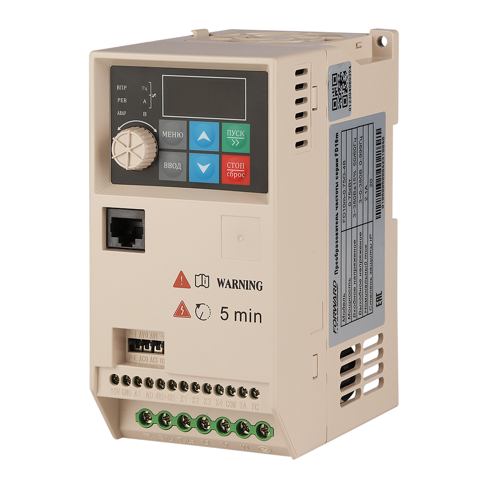 Преобразователь частоты FD10m-0.75G-2